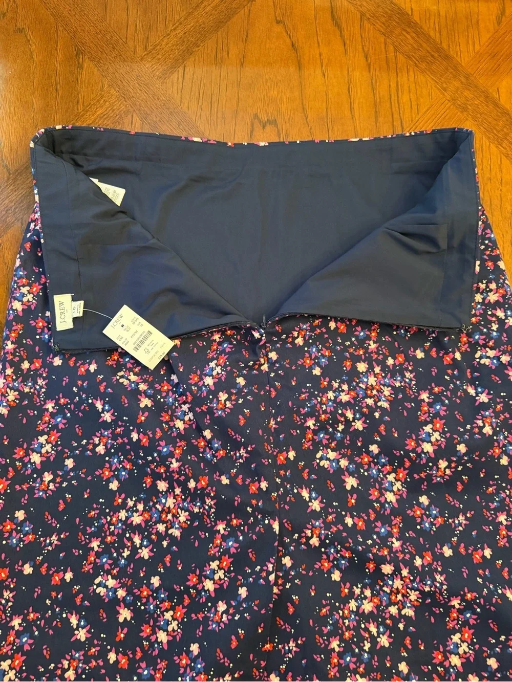 NWT J.Crew Re-Imagined Floral Pencil Skirt - Size 16